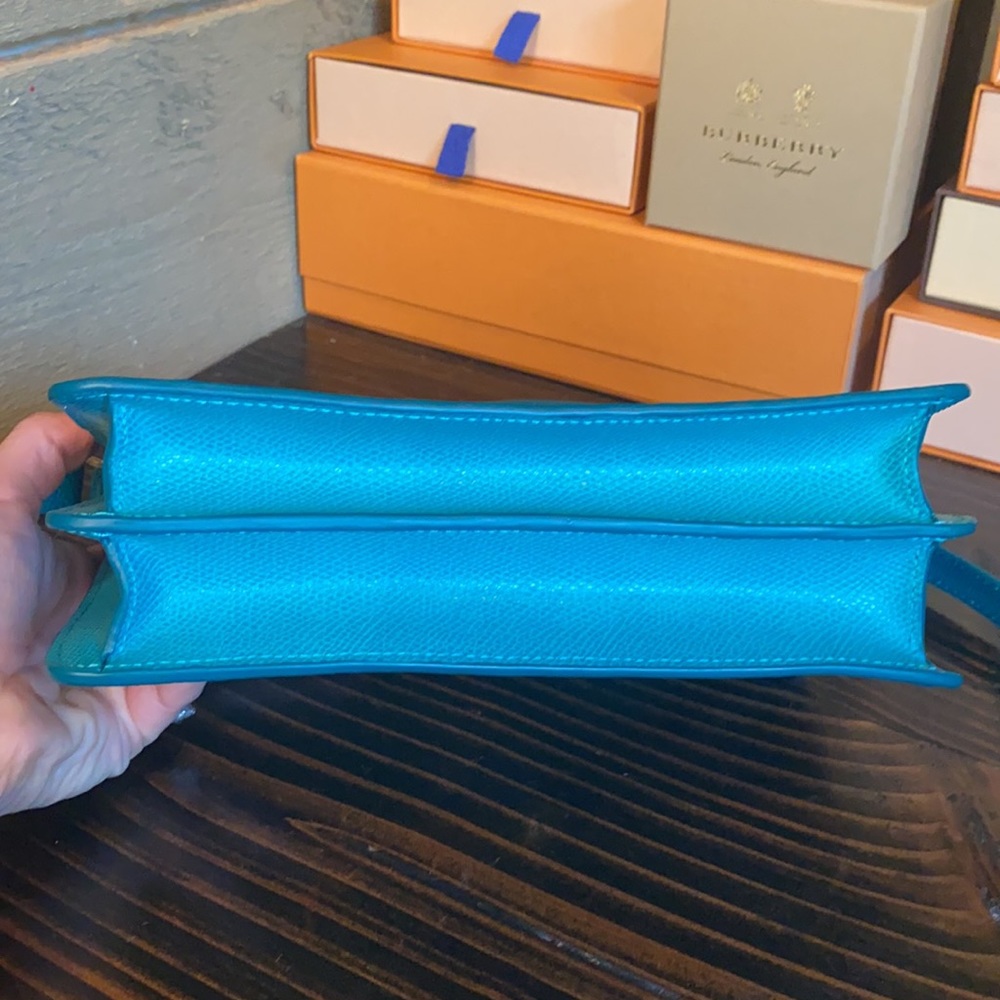 Vera Bradley Tess Crossbody in Teal Leather - Picture 11 of 17